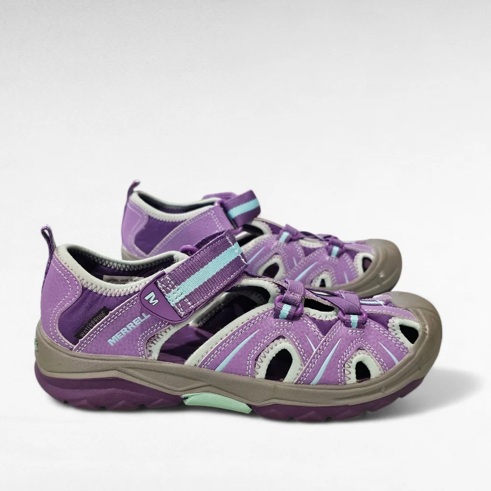 Merrell Hydro Hiker Sandal Purple and Blue Girls Size 4 M